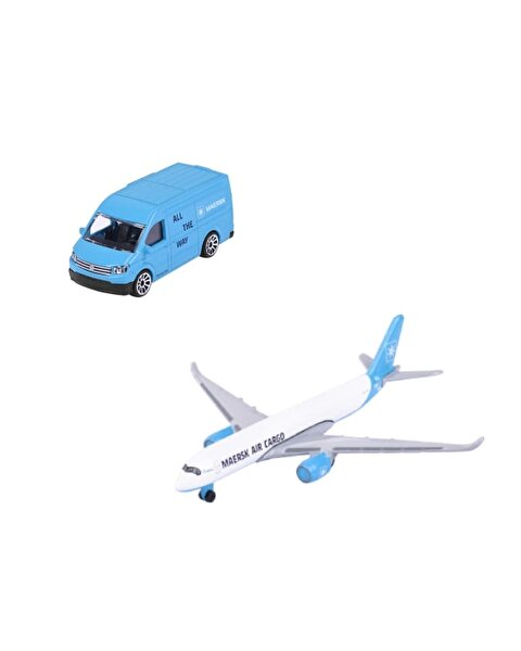 Majorette Maersk Transport Araçlar Volkswagen Crafter & Air Cargo