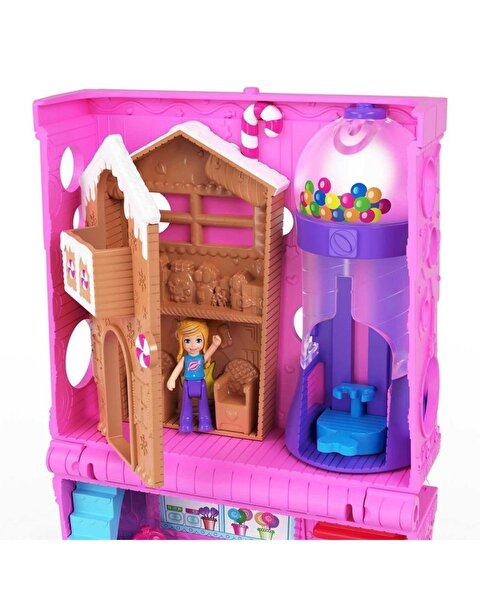 Polly Pocket Pollyville Şeker Dükkanı Oyun Seti HNB03