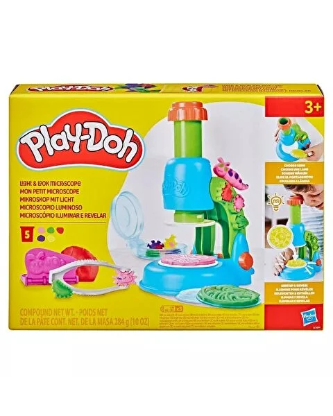 Play Doh Işıklı Mikroskop Oyun Seti