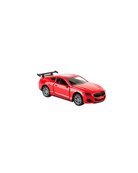 Die Cast 1:32 Sesli ve Işıklı Çek Bırak Yarış Arabası Kırmızı