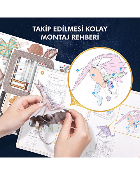 Cubic Fun 3D Puzzle Harry Potter Diagon Yolu 4 Bina