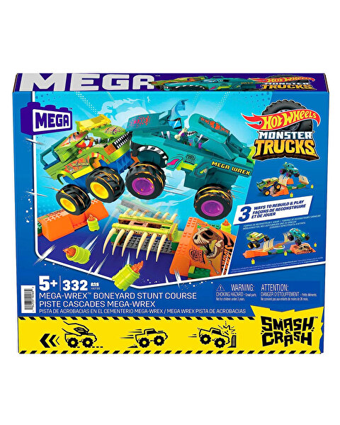 Mega Hot Wheels Mega Wrex Di̇nozor Kemi̇kli̇ Aksi̇yon Sahası