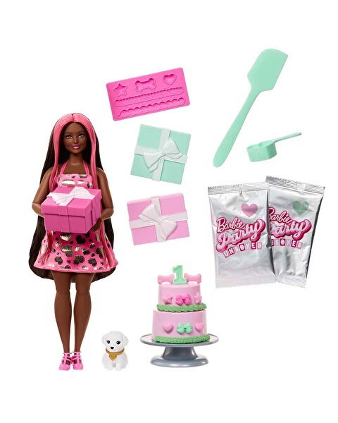 Barbi̇e Party Unboxed Köpeğimin Doğum Günü Serisi̇ JFG71