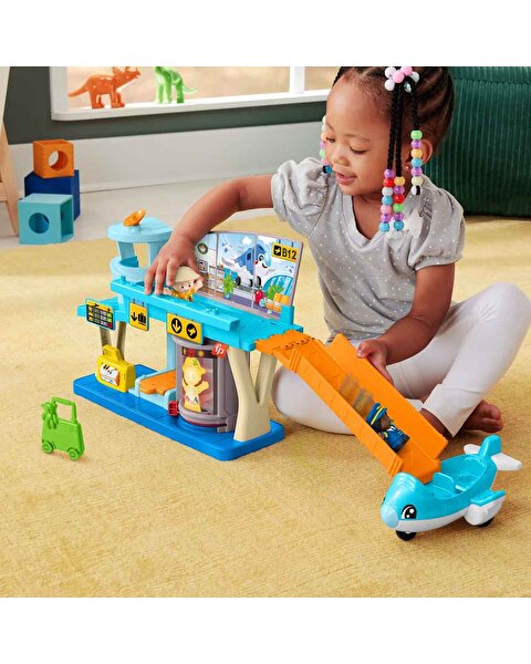 Fisher Price Little People Eğlenceli Havaalanı Oyun Seti HTJ26