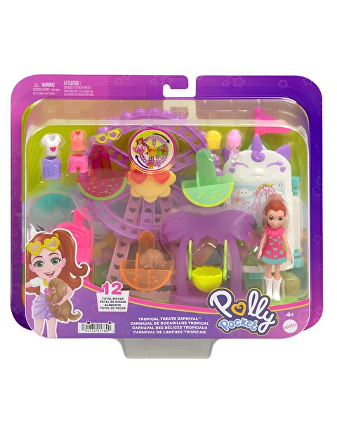 Polly Pocket Tropical Meyve Karnavalı Oyun Seti HWP25