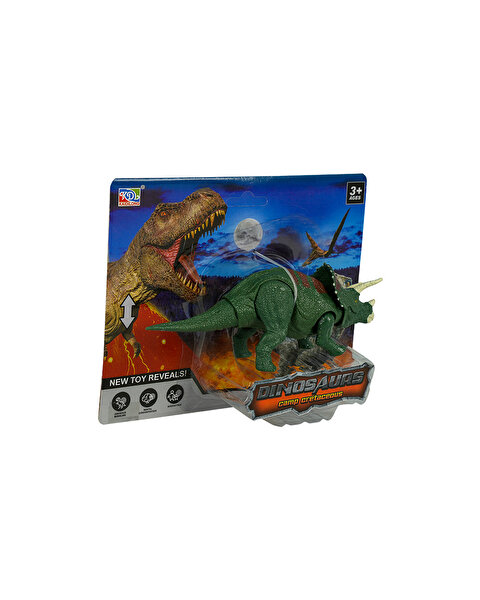 Triceratops Dinozor Figür Yeşil