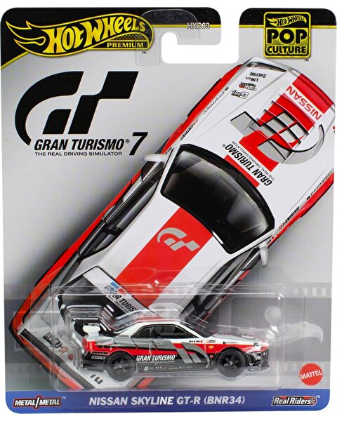 Hot Wheels Pop Culture Premium Arabalar Nissan Skyline GT-R (BNR34) HKC28
