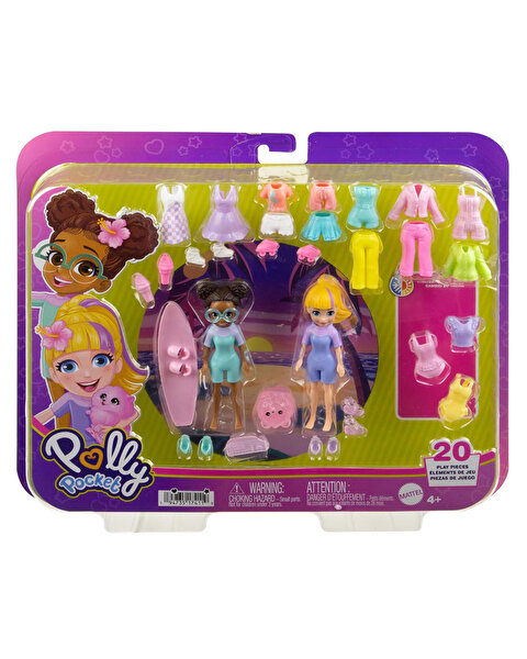 Polly Pocket ve Arkadaşları Farklı Moda Aksesuarları Oyun Setleri HRD61