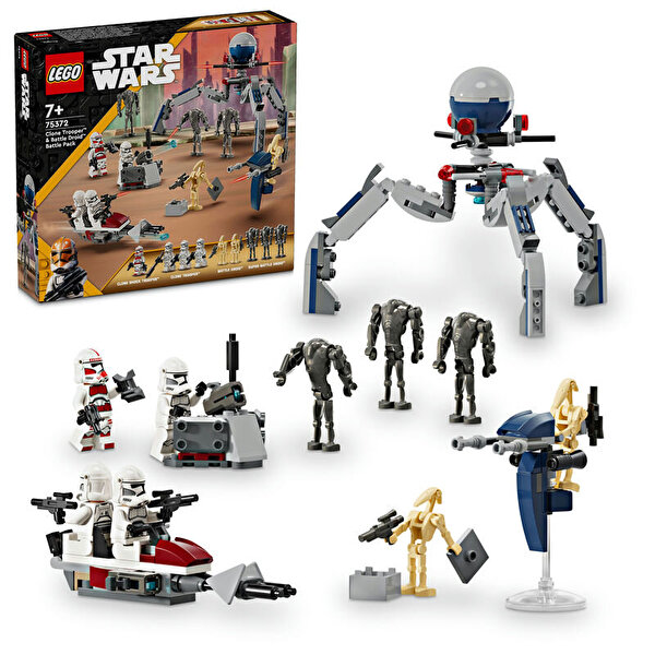 LEGO Star Wars Klon Trooper ve Savaş Droidi Savaş Paketi 75372