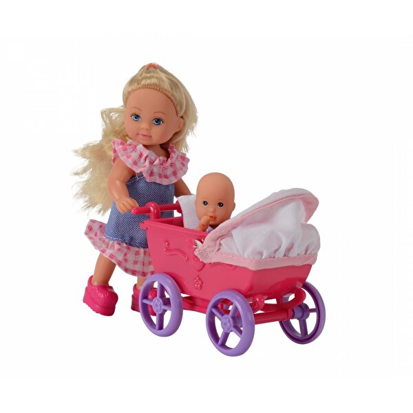 Evi Love Pembe Pusetli Bebek Seti