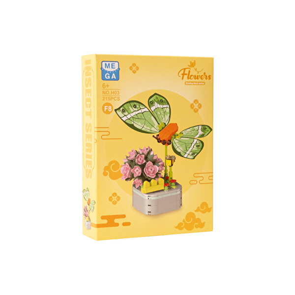 Mega Çi̇çekler ve Böcekler Yapı Blokları Kelebek