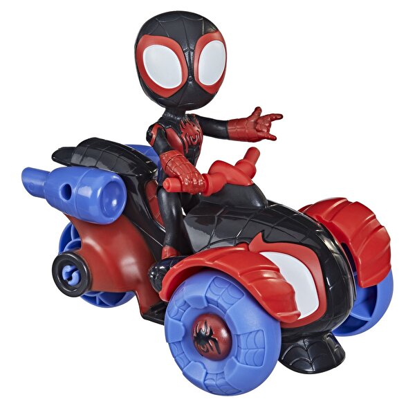 Spidey's Amazing Friends Figür ve Araçları Miles Morales' Techno Racer F1941
