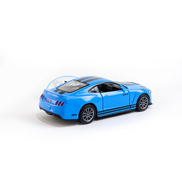 1:36 Ölçekli Die-Cast Mavi Spor Araba