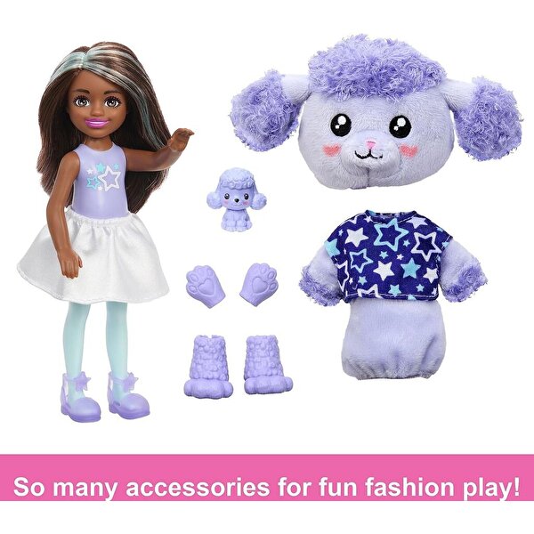 Barbie Cutie Reveal Bebekler Chelsea Sevimli Kostümler Serisi Kaniş HKR20