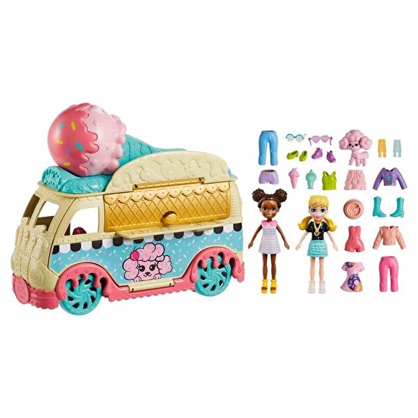 Polly Pocket Minik Lezzetler Dondurma Arabası HHX77