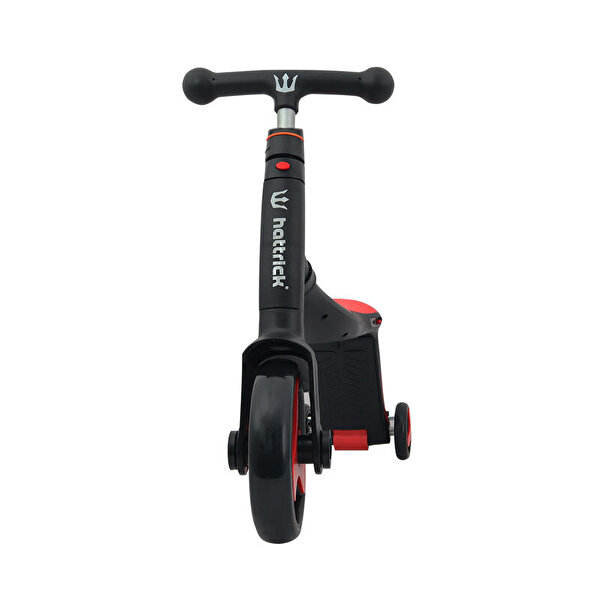 Hattrick Pedallı Scooter Kırmızı Siyah SCS160