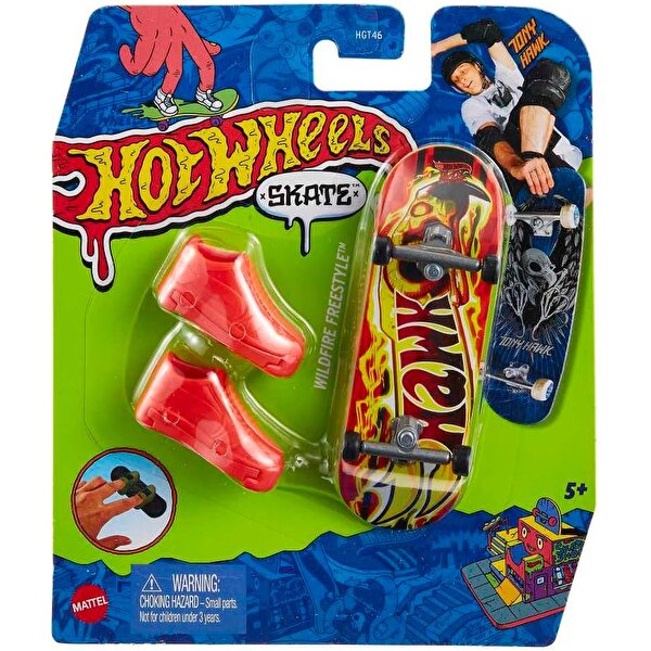 Hot Wheels Skate Parmak Kaykay ve Ayakkabı Wildfire Freestyle HGW85