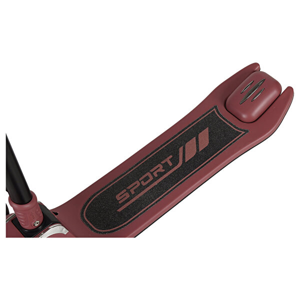 Prego Rapid Işıklı Müzikli ve Katlanabilir Scooter Bordo