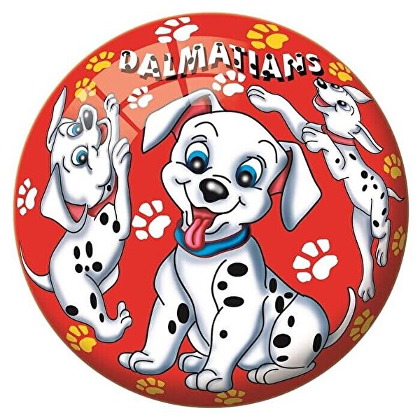 Renkli Baskılı Plastik Top  12 cm.