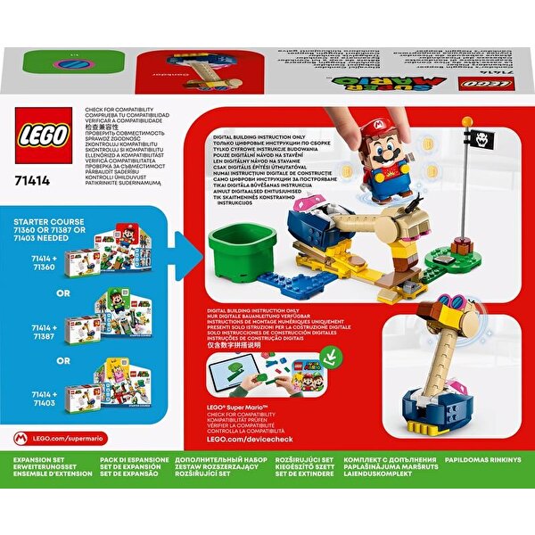 LEGO Super Mario Conkdor'un Kafa Tokmağı Ek Macera Seti 71414