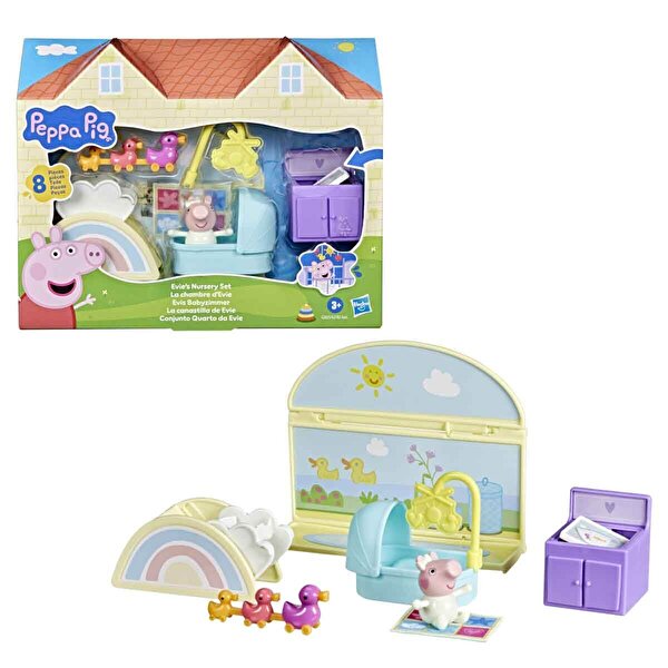 Peppa Pig Oda Aksesuarları Oyun Seti Evienin Kreş Odası