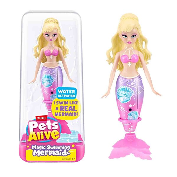 Hareketli Pets Alive Yüzen Denizkızı 9567UQ1 Sarı Saçlı
