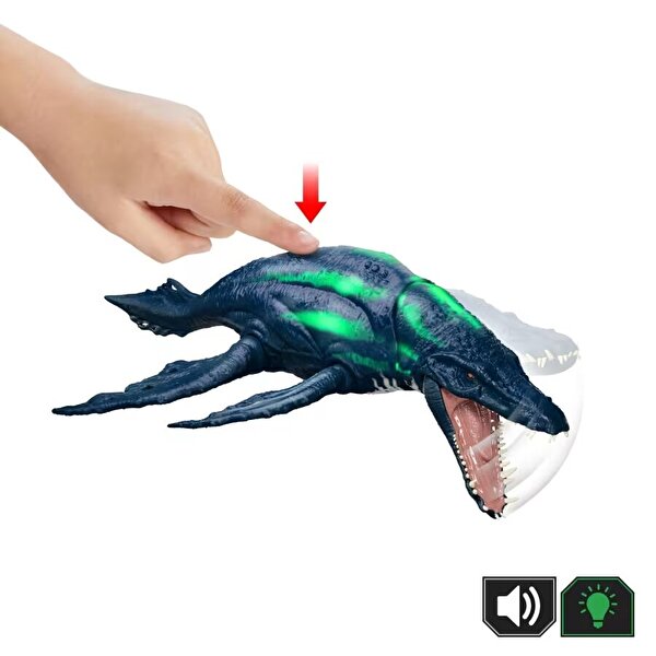 Sesli Jurassic World Kükreyen Dinozor Figürü Film Serisi 30 Cm Brachauchenius JKL79