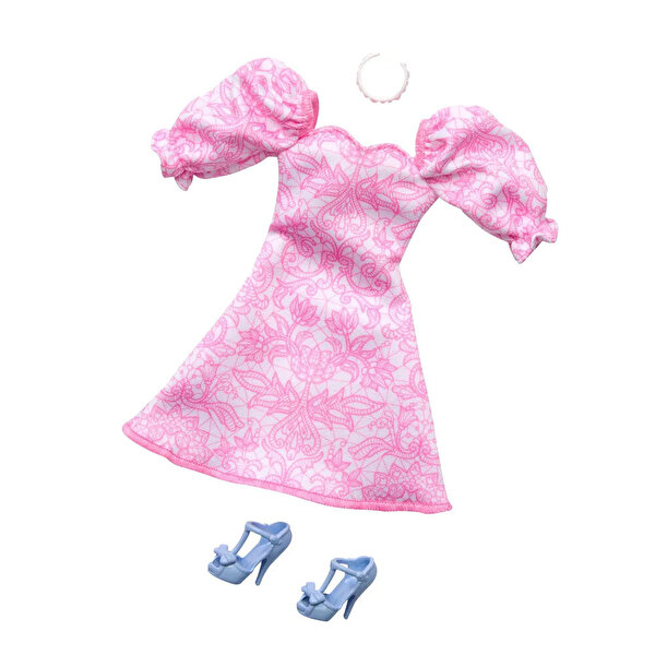 Barbie'nin Kıyafet Koleksiyonu Pembe Elbise HRH40