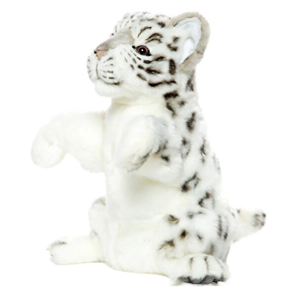 Hansa Creations Kar Leoparı El Kuklası Peluş 32 Cm