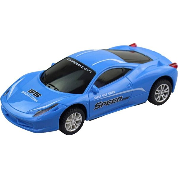 Şarj İstasyonlu Uzaktan Kumandalı Spor Mavi Araba