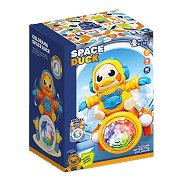 Space Duck Işıklı Müzikli Dans Eden Ördek Robot
