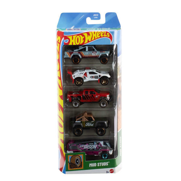Hot Wheels Beşli Araba Seti Mud Studs JKG10