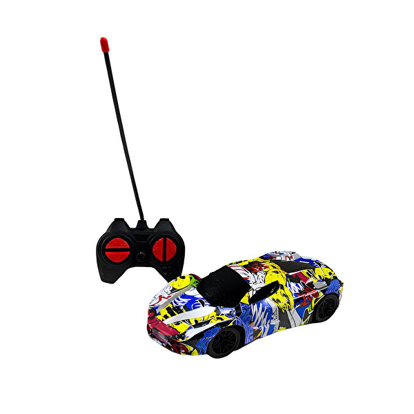 1:22 Desenli Crazy Kumandalı Pilli Araba