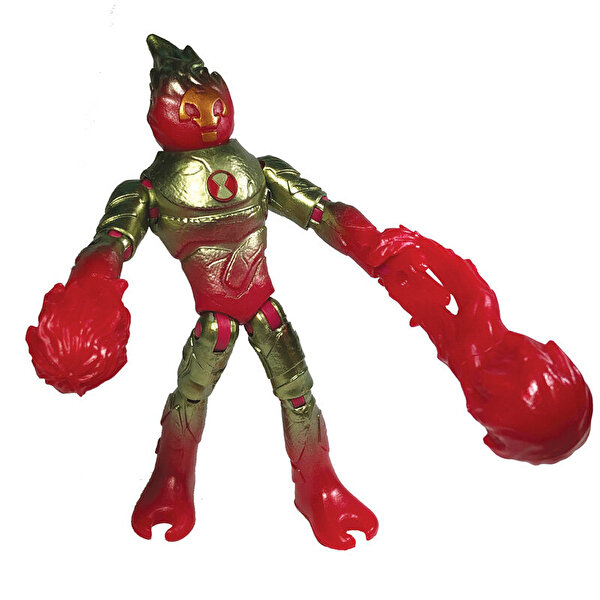 Ben 10 Basic Figürler Omni-Metallic Heatblast