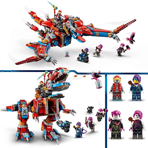 LEGO DREAMZzz Cooper’ın Robot Dinozoru C-Rex 71484