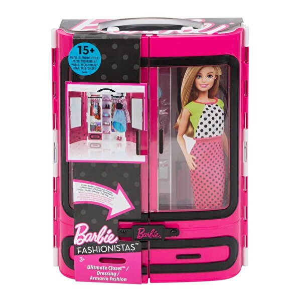 Barbie Pembe Gardırop DMT57