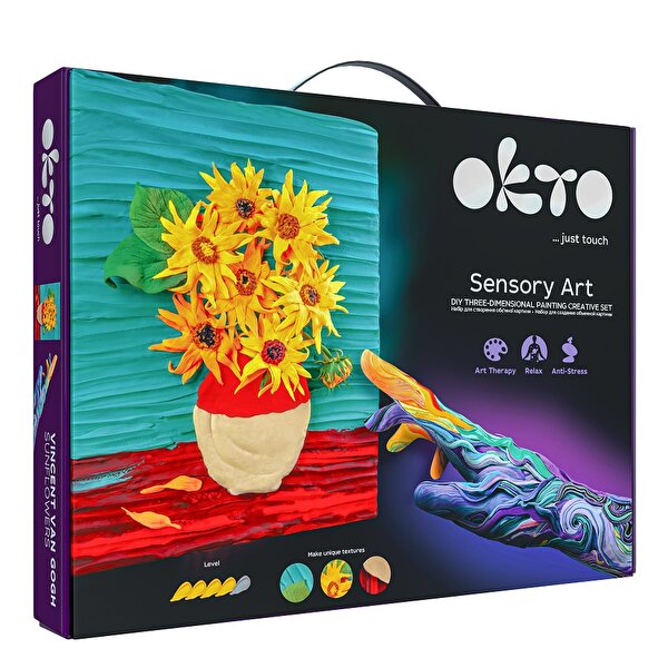 OKTO Sunflowers 3D Duyusal Sanat Seti