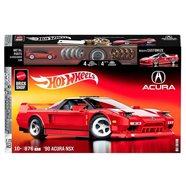 Hot Wheels Elite Serisi 90 Acura NSX Araba 876 Parça JFT17
