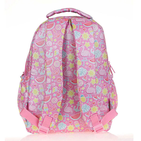 Kaukko Kids&Love Aynalı Simli Flamin Sırt Çantası