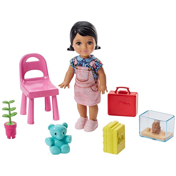 Barbie ve Meslekleri Oyun Setleri Hayvan Kuaförü FJB31