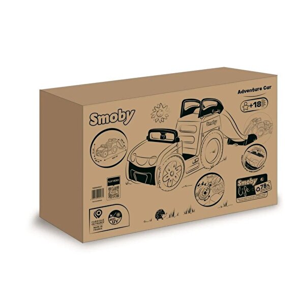 Smoby Life Kaydıraklı Macera Oyun Arabası