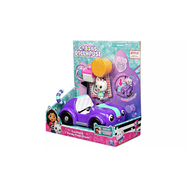 Gabby's Dollhouse Carlita ve Pandy Paws Piknik Seti