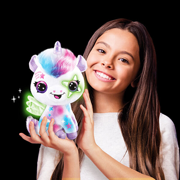 Airbrush Plush Karanlıkta Parlayan Unicorn