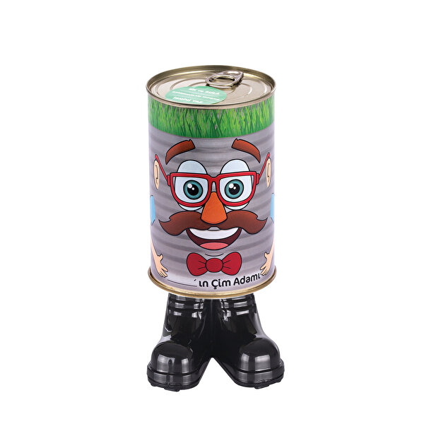 Konserve Bahçem Çim Adam Yetiştirme Kiti