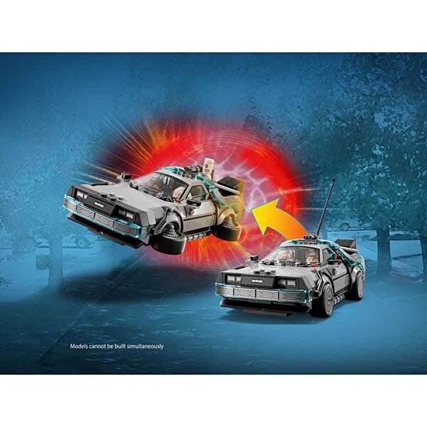 LEGO Speed Champions Geleceğe Dönüş’ten Zaman Makinesi 77256