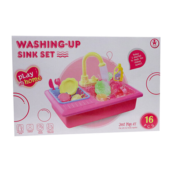 Pilli Mutfak Lavabo Oyun Seti 16 Parça