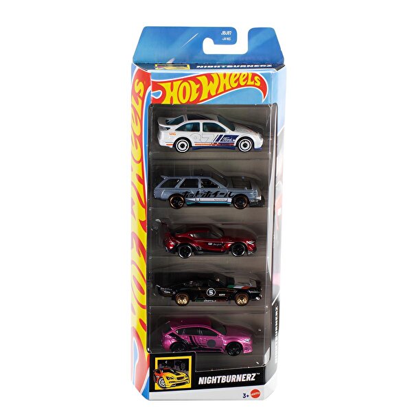 Hot Wheels Beşli Araba Seti Nightburnerz JBJ87