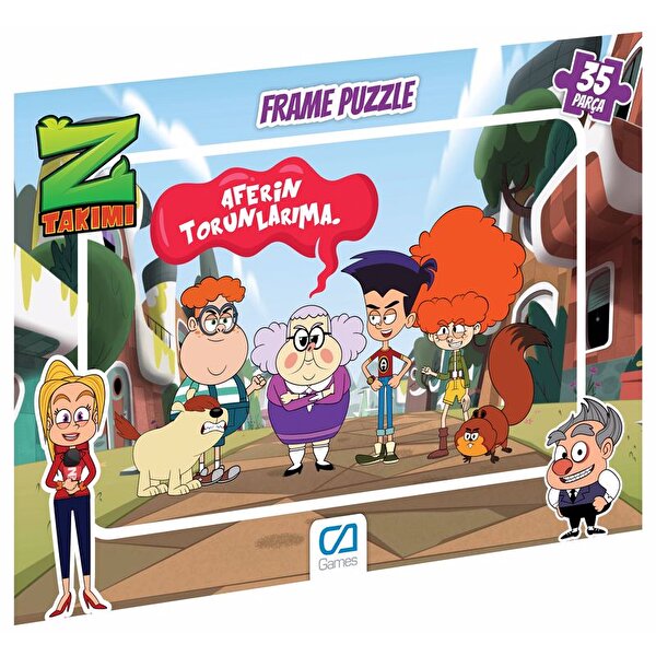 Z Takımı Frame Puzzle 35 Parça
