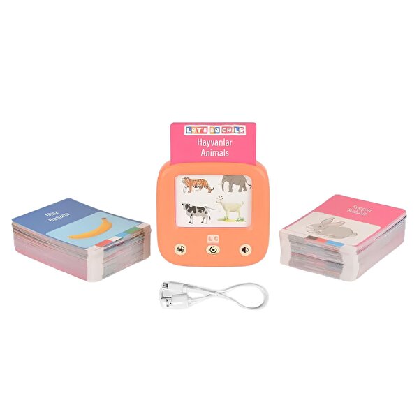 LC Öğreti̇ci̇ Türkçe ve İngi̇li̇zce Konuşan Kartlar Turuncu