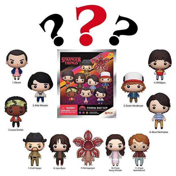 Monogram Stranger Things S1 Sürpriz Klipsli Figür